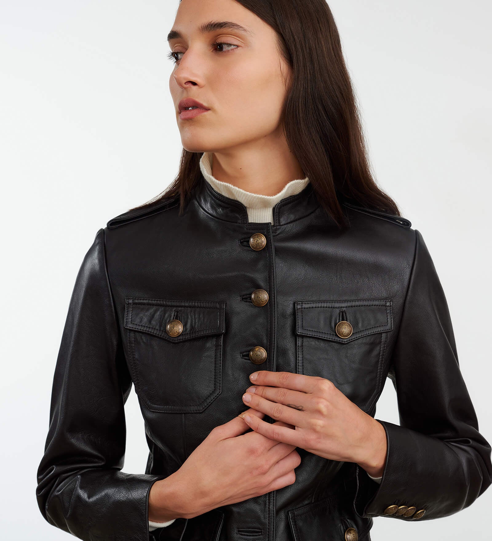 Nili Lotan - GERALDINE LEATHER JACKET
