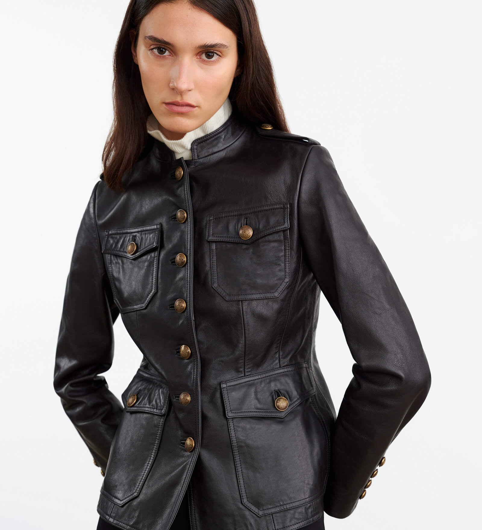 Nili Lotan - GERALDINE LEATHER JACKET