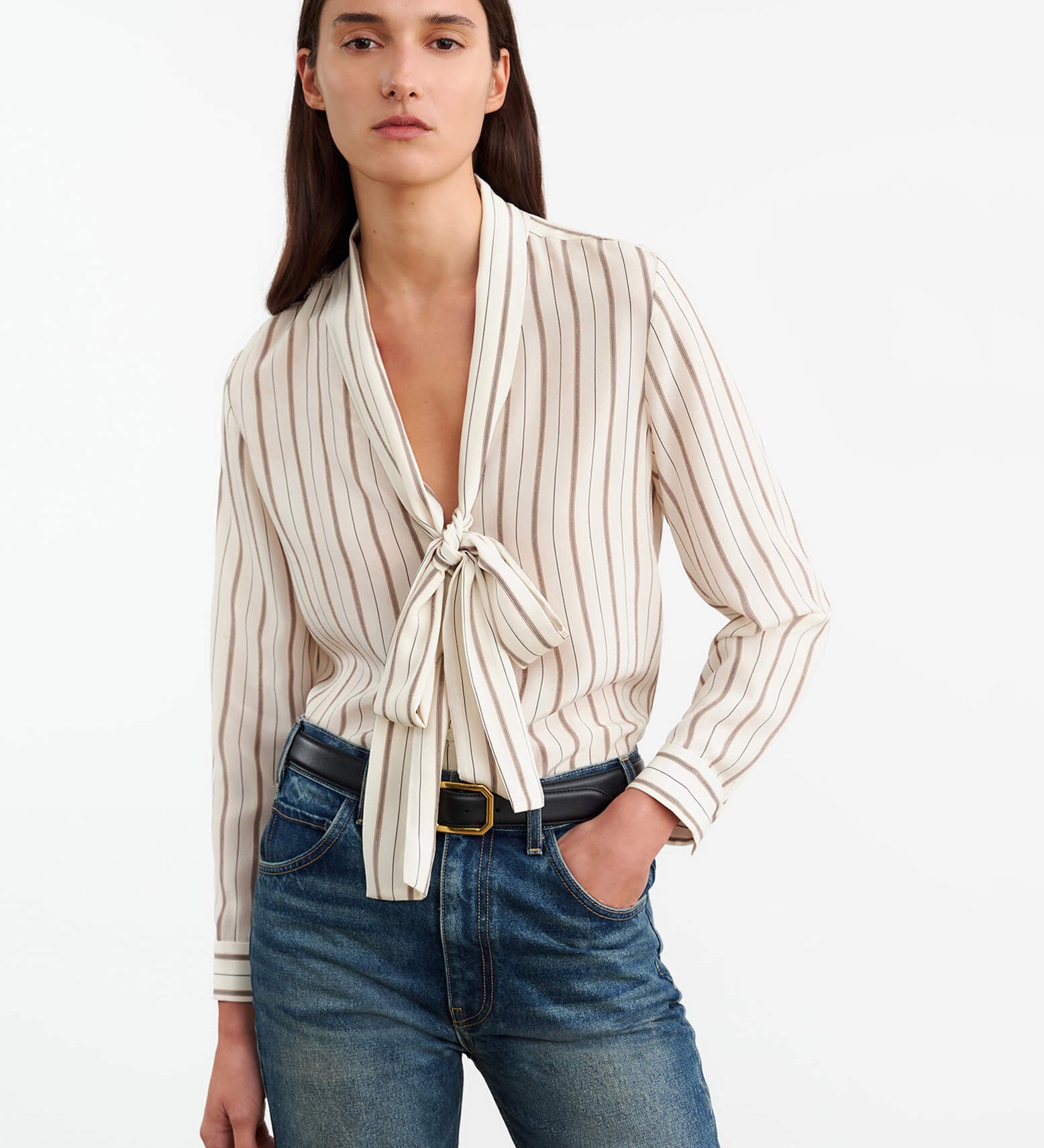Nili Lotan - ANGELIQUE SILK BLOUSE
