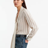 Nili Lotan - ANGELIQUE SILK BLOUSE