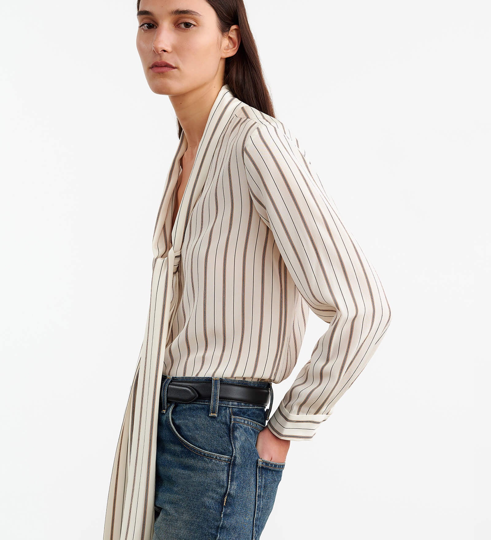 Nili Lotan - ANGELIQUE SILK BLOUSE