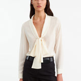 Nili Lotan - ANGELIQUE SILK BLOUSE
