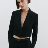 Nili Lotan - BELINO CROPPED WOOL JACKET