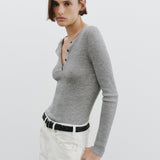 Nili Lotan - KLARISE HENLEY KNIT
