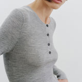 Nili Lotan - KLARISE HENLEY KNIT