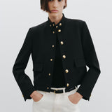 Nili Lotan - HADLEY CROPPED WOOL JACKET