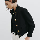 Nili Lotan - HADLEY CROPPED WOOL JACKET