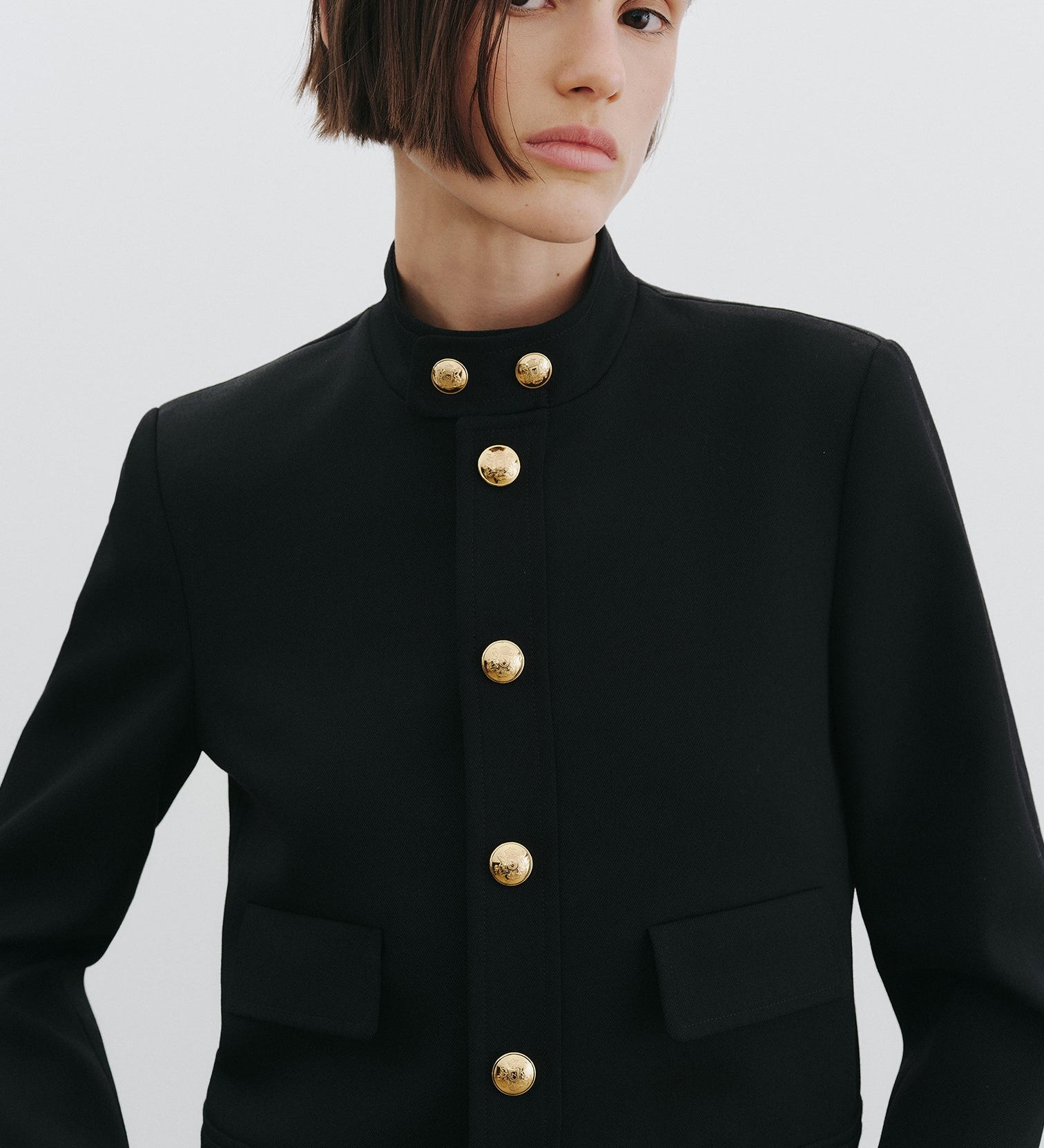 Nili Lotan - HADLEY CROPPED WOOL JACKET