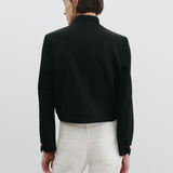 Nili Lotan - HADLEY CROPPED WOOL JACKET