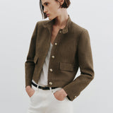 Nili Lotan - HADLEY CROPPED WOOL JACKET