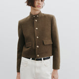 Nili Lotan - HADLEY CROPPED WOOL JACKET