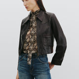 Nili Lotan - ALLA SILK HALTERNECK TOP