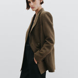 Nili Lotan - WESTON DOUBLE BREASTED WOOL BLAZER