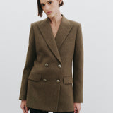 Nili Lotan - WESTON DOUBLE BREASTED WOOL BLAZER