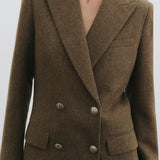 Nili Lotan - WESTON DOUBLE BREASTED WOOL BLAZER