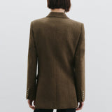 Nili Lotan - WESTON DOUBLE BREASTED WOOL BLAZER