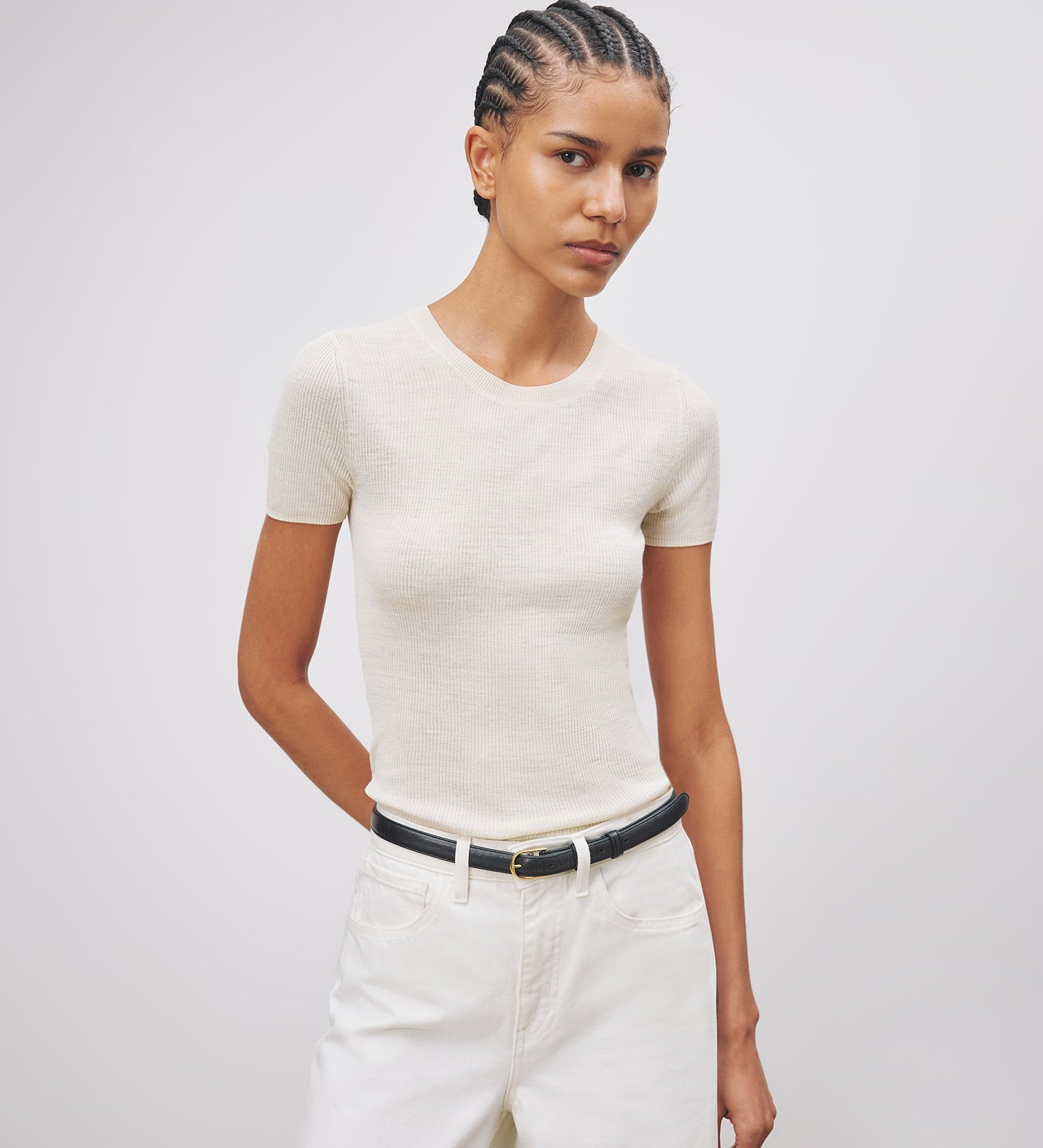 Nili Lotan - HETTIE SILK KNIT TEE