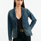 Nili Lotan - ELTON DENIM BLAZER