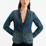 Nili Lotan - ELTON DENIM BLAZER