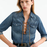 Nili Lotan - COLLINS DENIM SHIRT