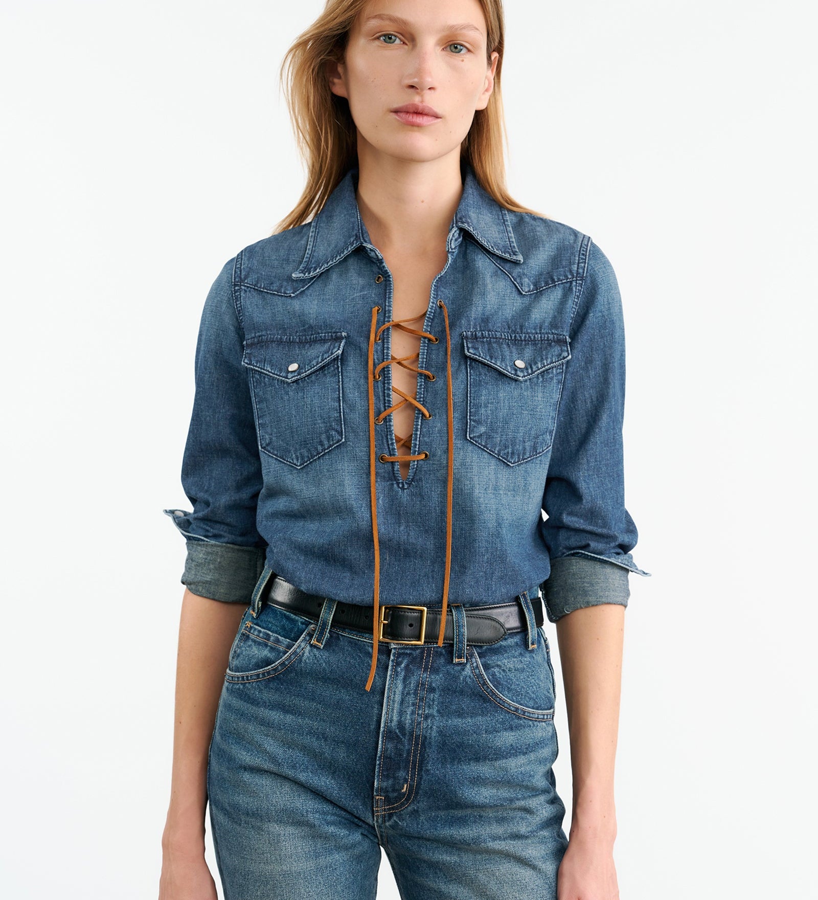 Nili Lotan - COLLINS DENIM SHIRT