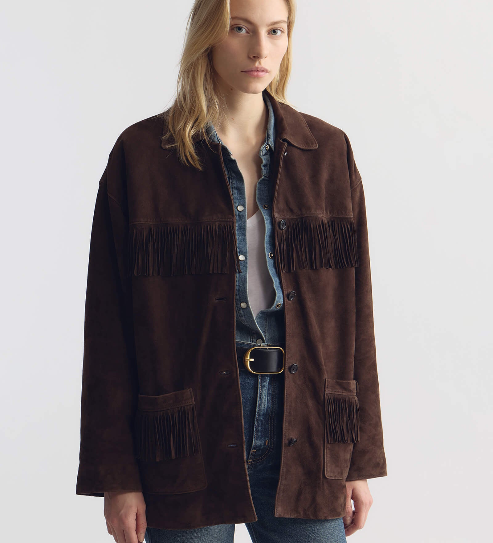 Nili Lotan - FOUDRE FRINGE SUEDE JACKET