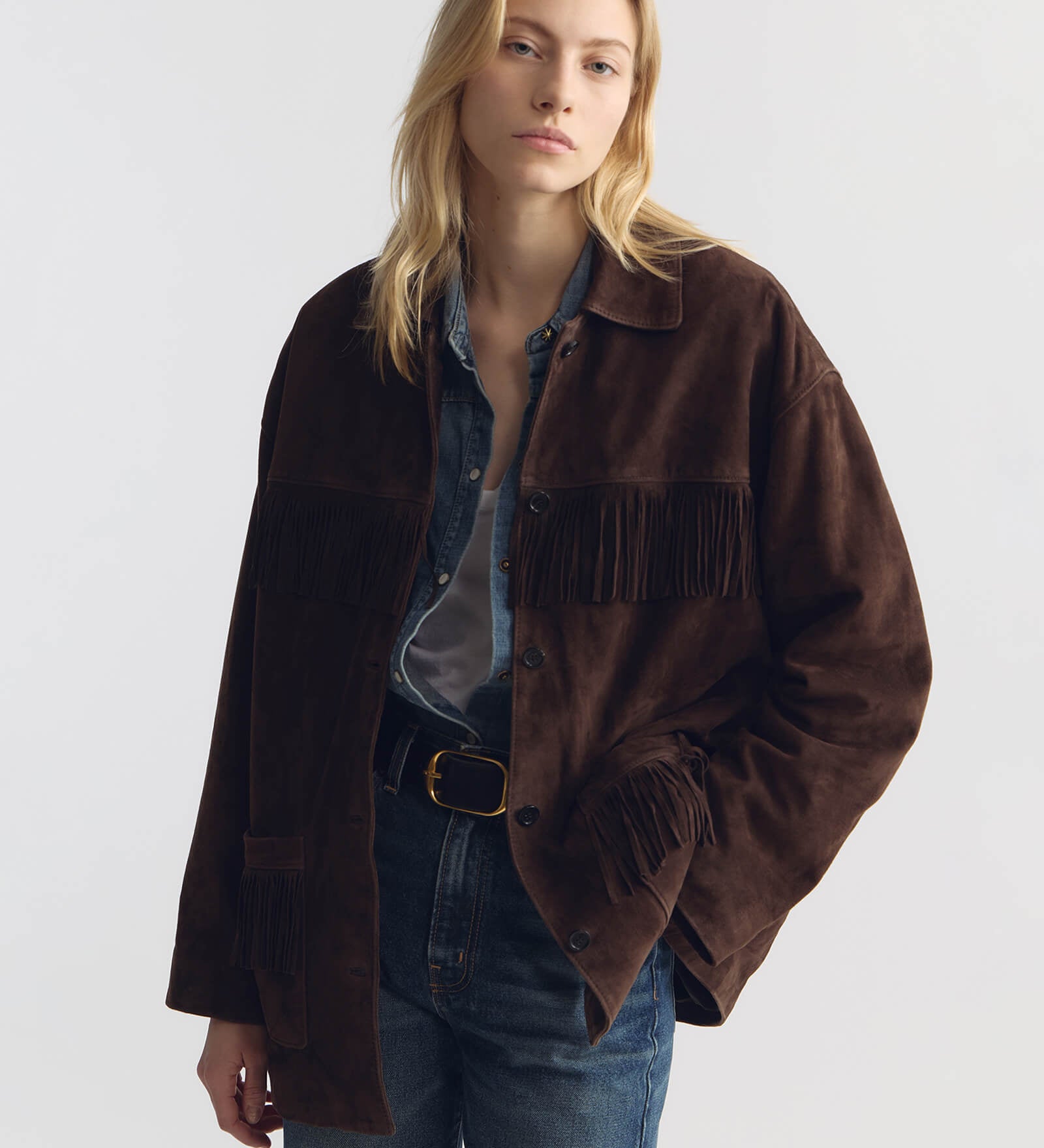 Nili Lotan - FOUDRE FRINGE SUEDE JACKET