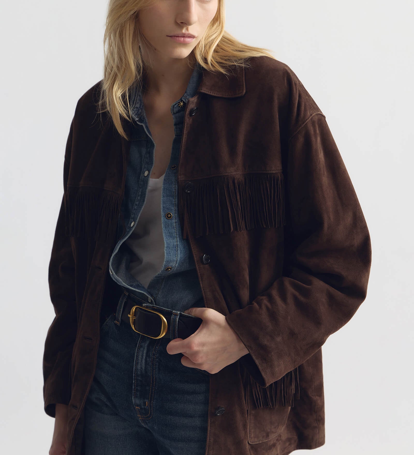 Nili Lotan - FOUDRE FRINGE SUEDE JACKET