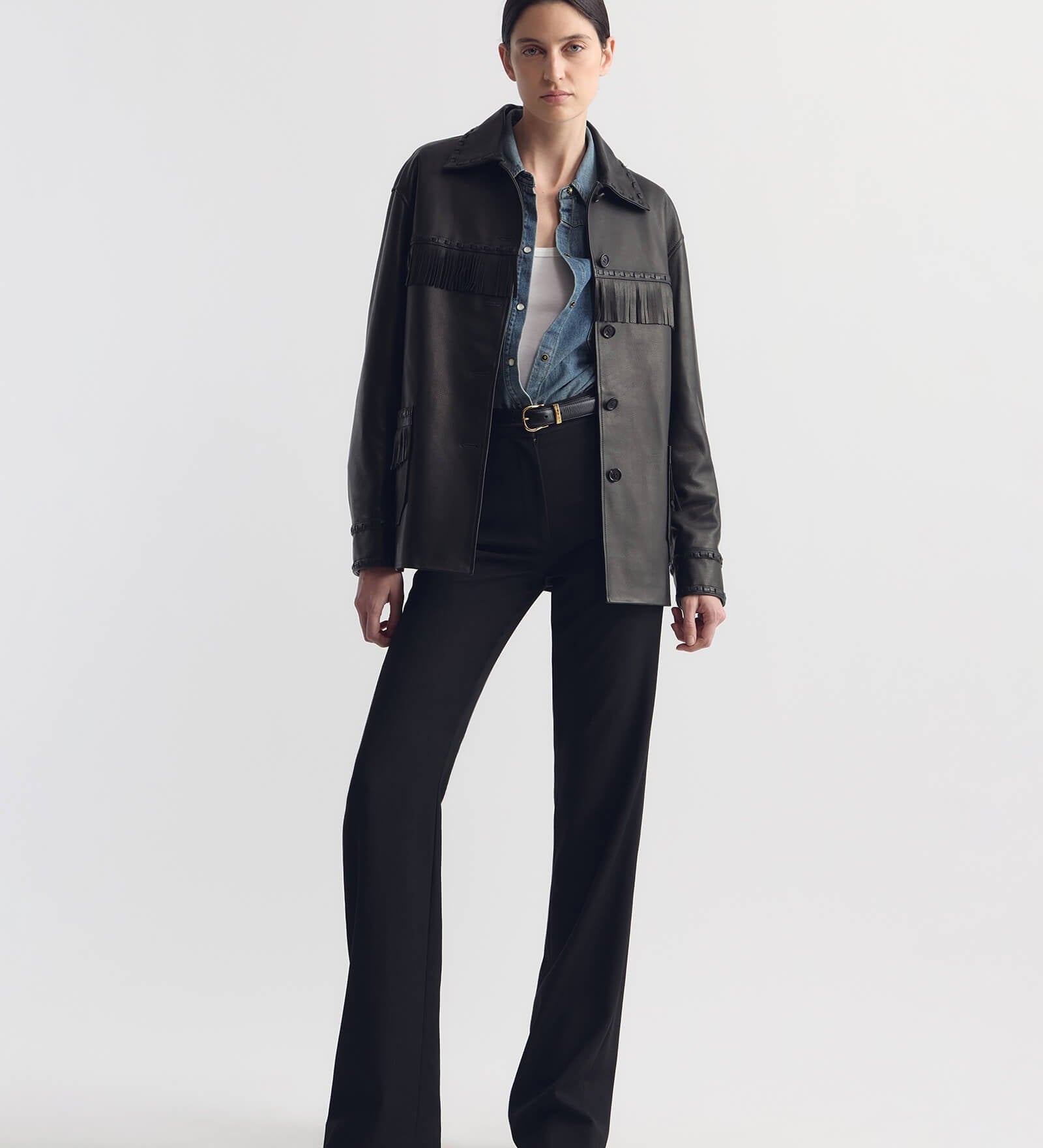 Nili Lotan - GUS FRINGE LEATHER JACKET
