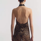 Nili Lotan - TEO LACE HALTERNECK SILK TOP