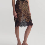 Nili Lotan - THEA LACE SILK SKIRT