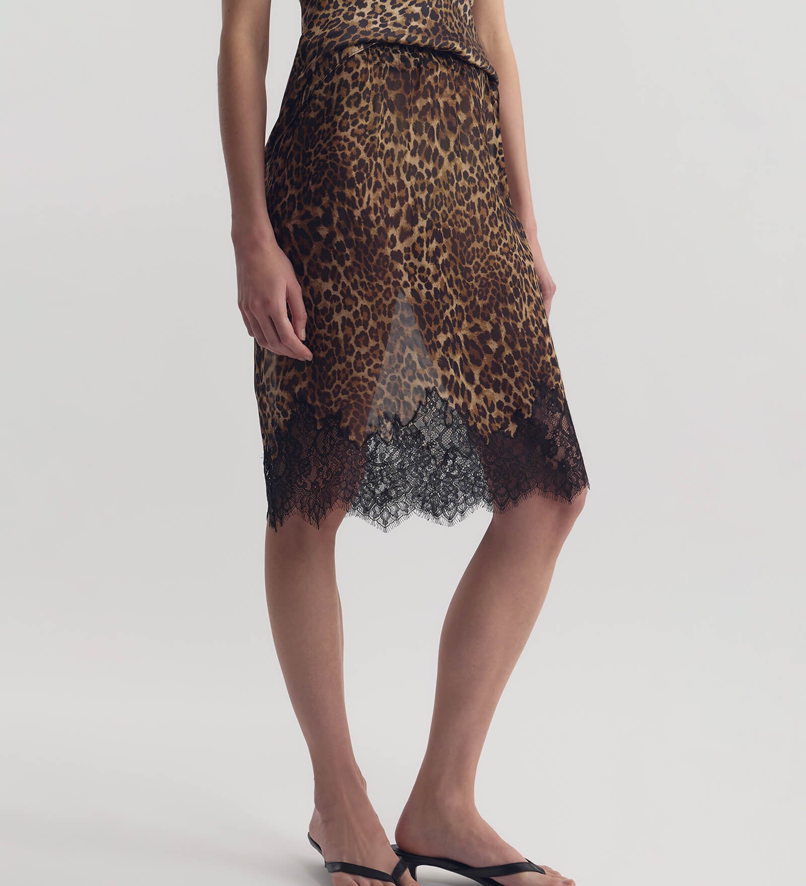 Nili Lotan - THEA LACE SILK SKIRT