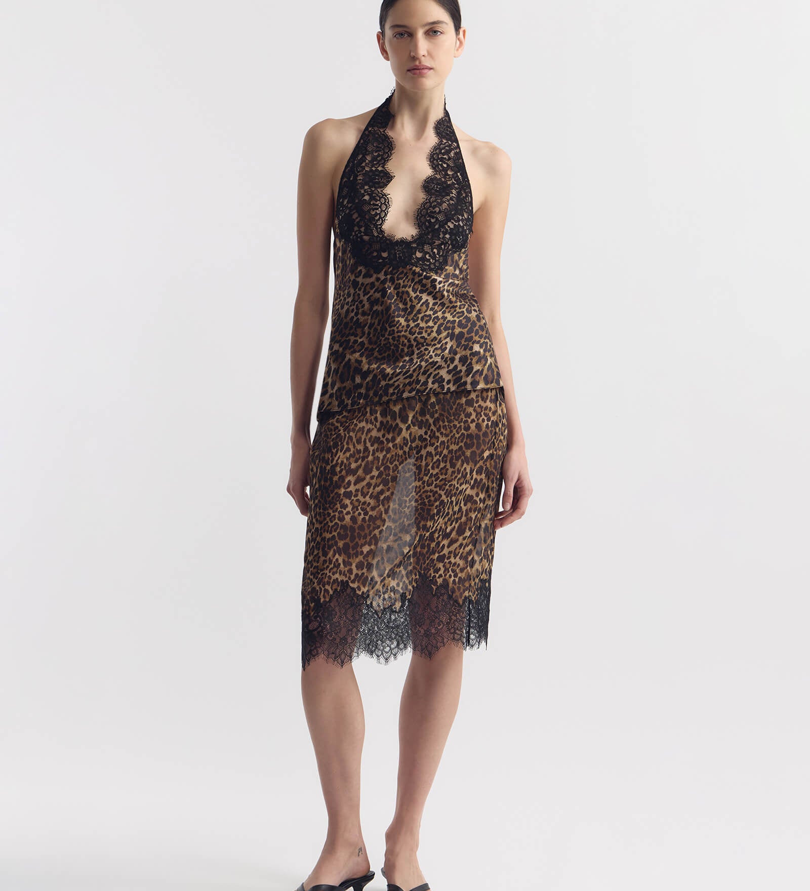 Nili Lotan - THEA LACE SILK SKIRT