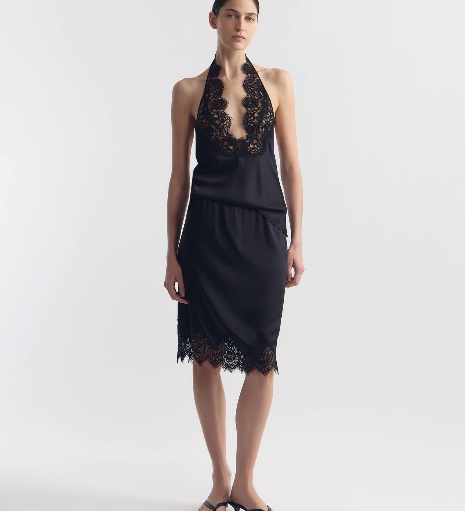Nili Lotan - THEA LACE SILK SKIRT