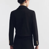 Nili Lotan - EDNA CROPPED WOOL JACKET