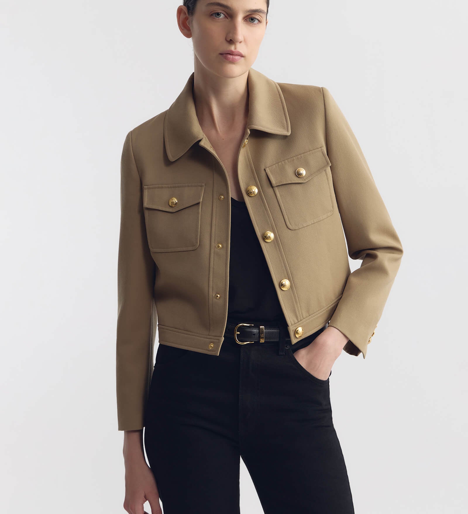 Nili Lotan - EDNA CROPPED WOOL JACKET