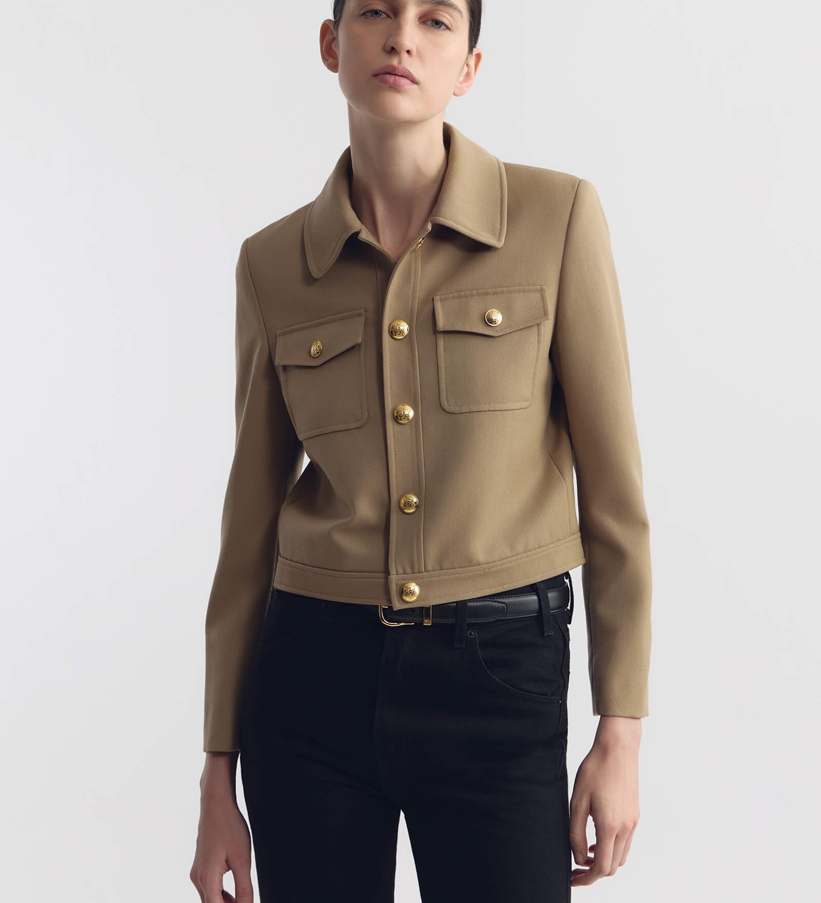 Nili Lotan - EDNA CROPPED WOOL JACKET
