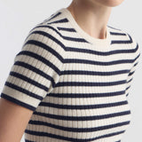 Nili Lotan - ALITA STRIPE CASHMERE SWEATER