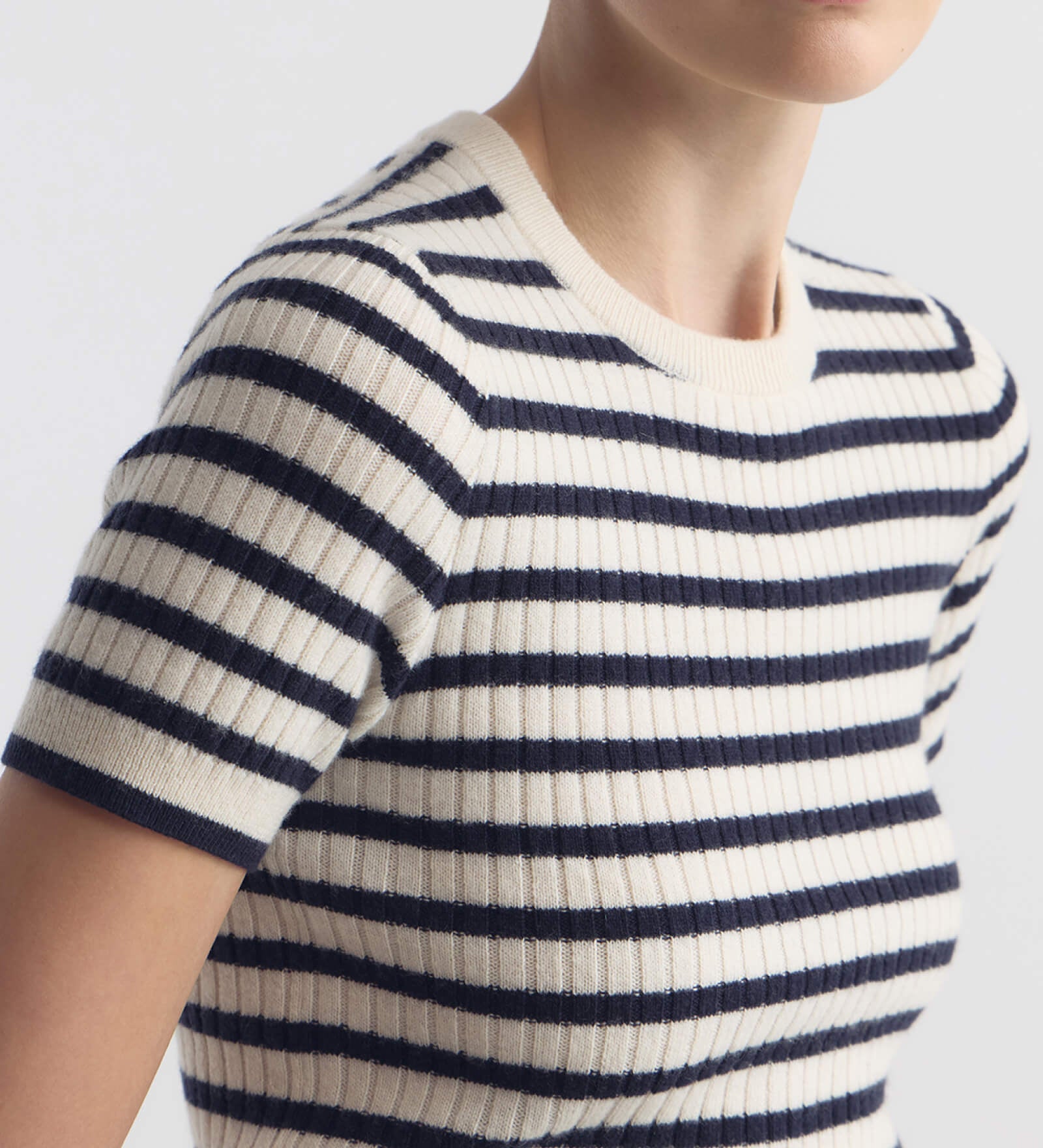 Nili Lotan - ALITA STRIPE CASHMERE SWEATER