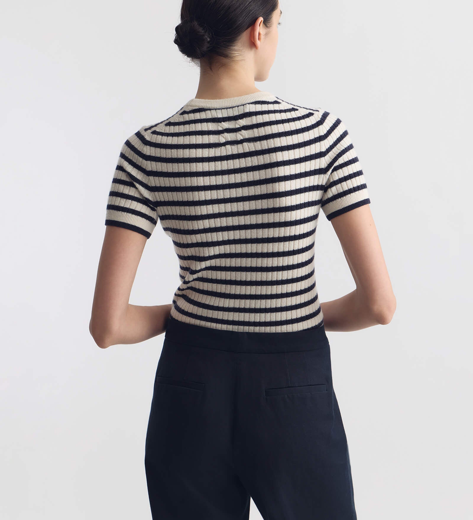Nili Lotan - ALITA STRIPE CASHMERE SWEATER