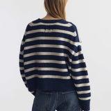 Nili Lotan - ANISA STRIPE CASHMERE SWEATER