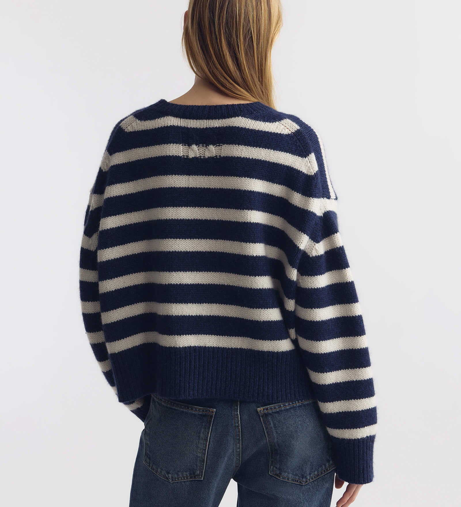 Nili Lotan - ANISA STRIPE CASHMERE SWEATER