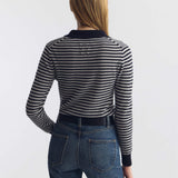 Nili Lotan - PRESCOTT STRIPE CASHMERE POLO