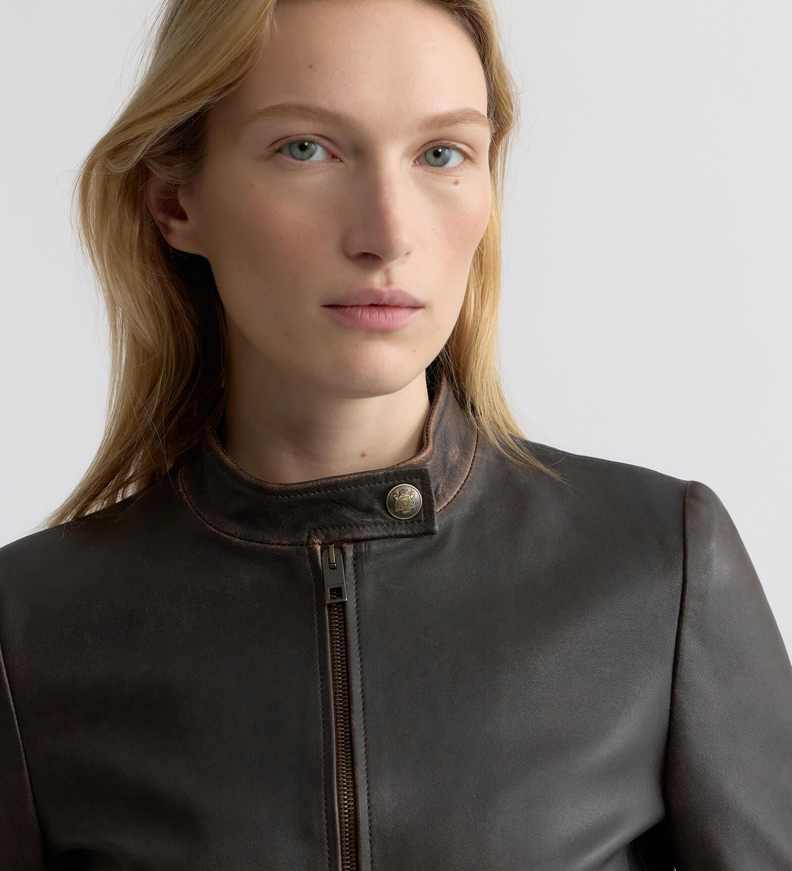 Nili Lotan - NICO SHRUNKEN LEATHER JACKET