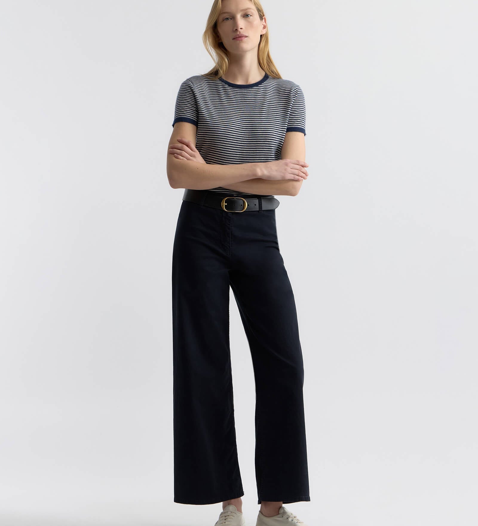 Nili Lotan - LINKA STRIPE CASHMERE SWEATER