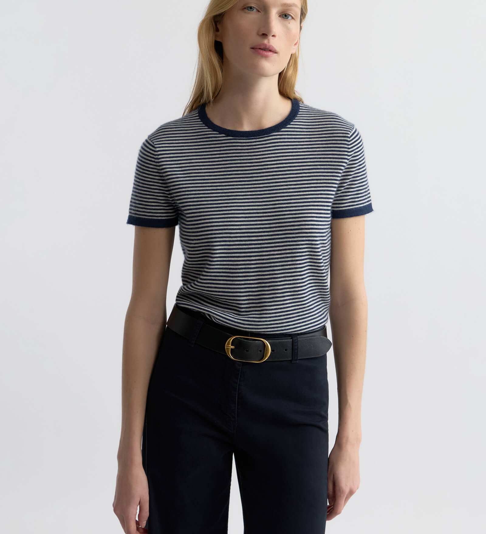 Nili Lotan - LINKA STRIPE CASHMERE SWEATER