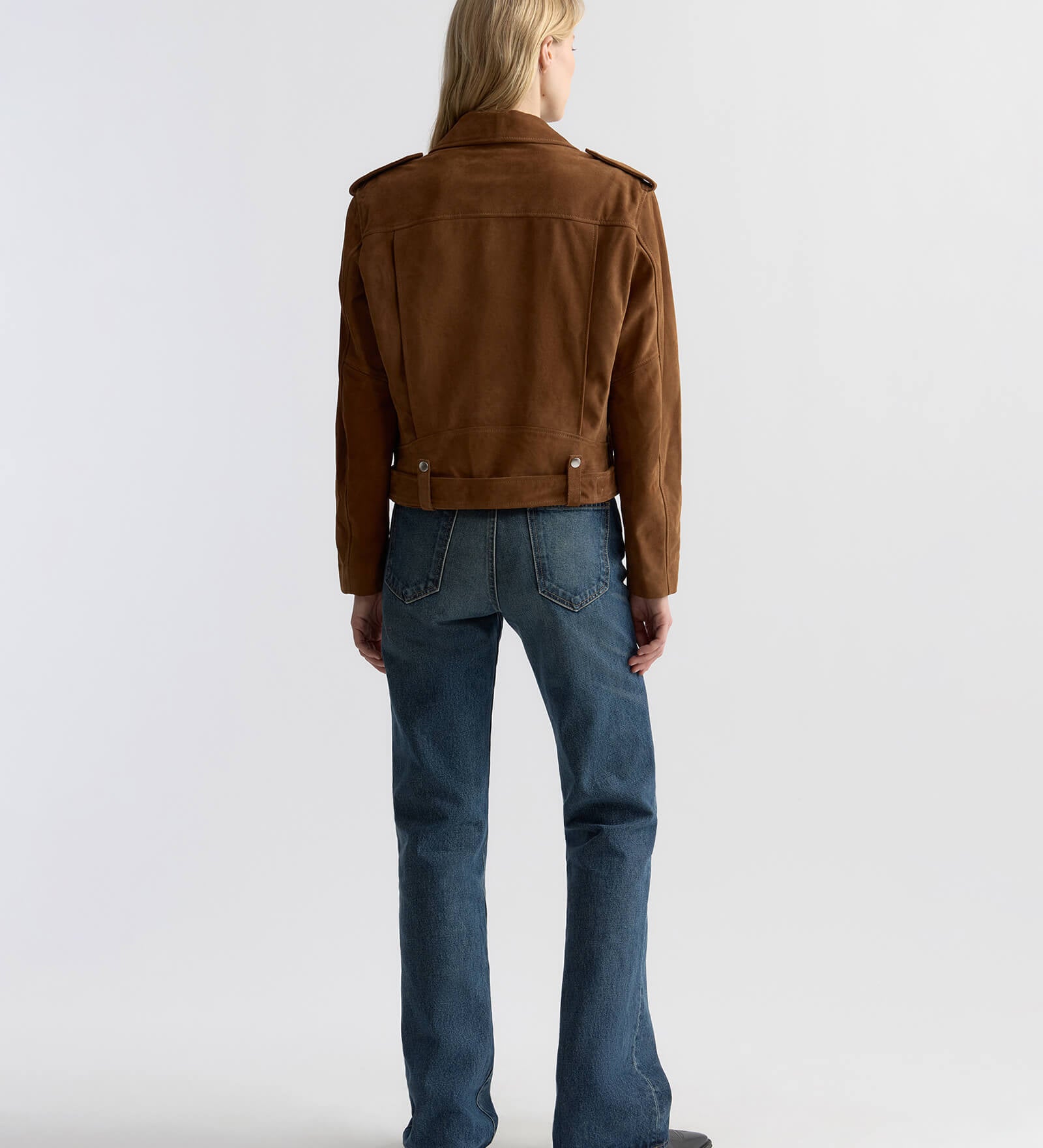 Nili Lotan - EVEL BIKER SUEDE JACKET