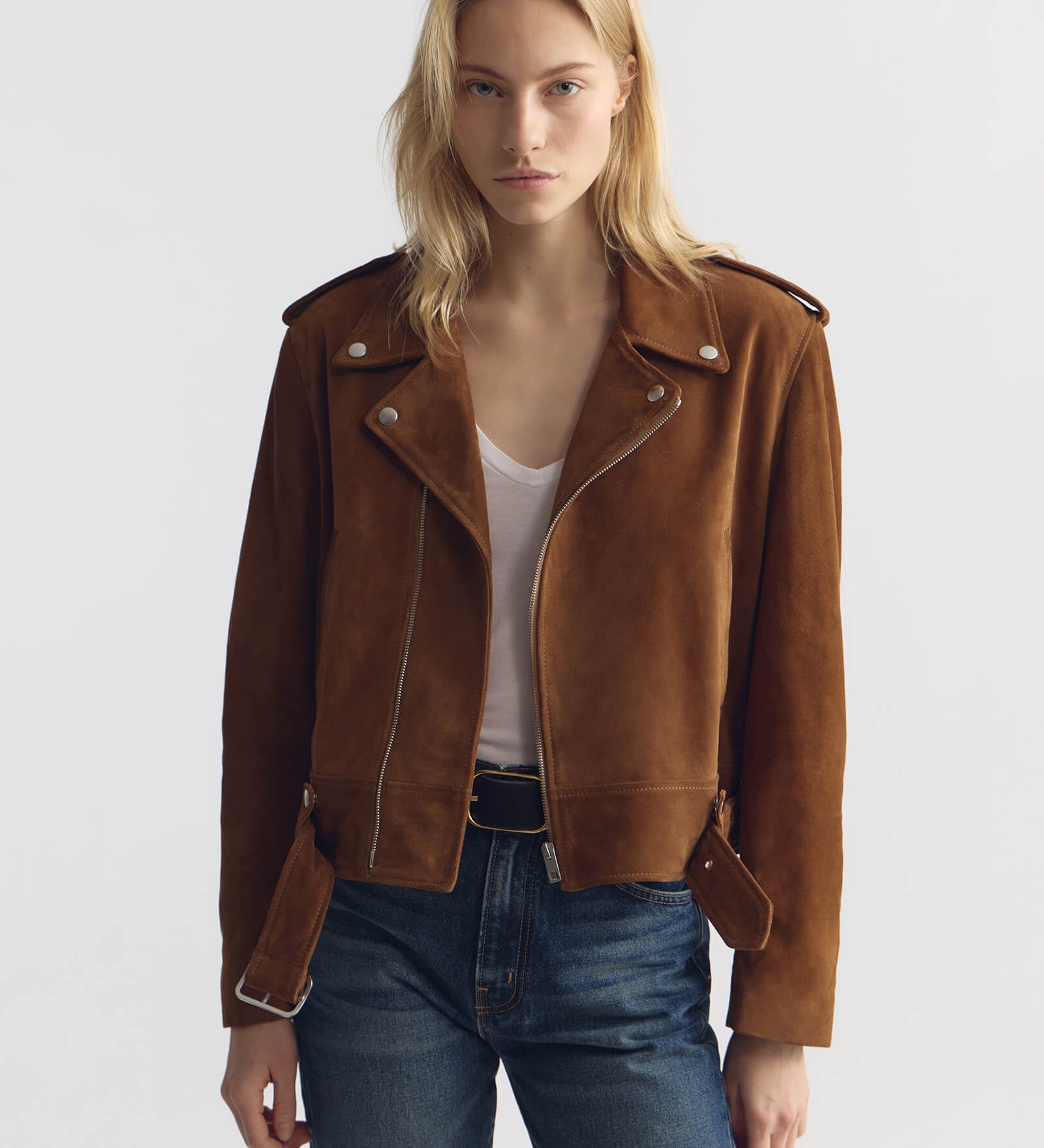 Nili Lotan - EVEL BIKER SUEDE JACKET