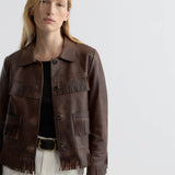 Nili Lotan - LAZARE FRINGE LEATHER JACKET