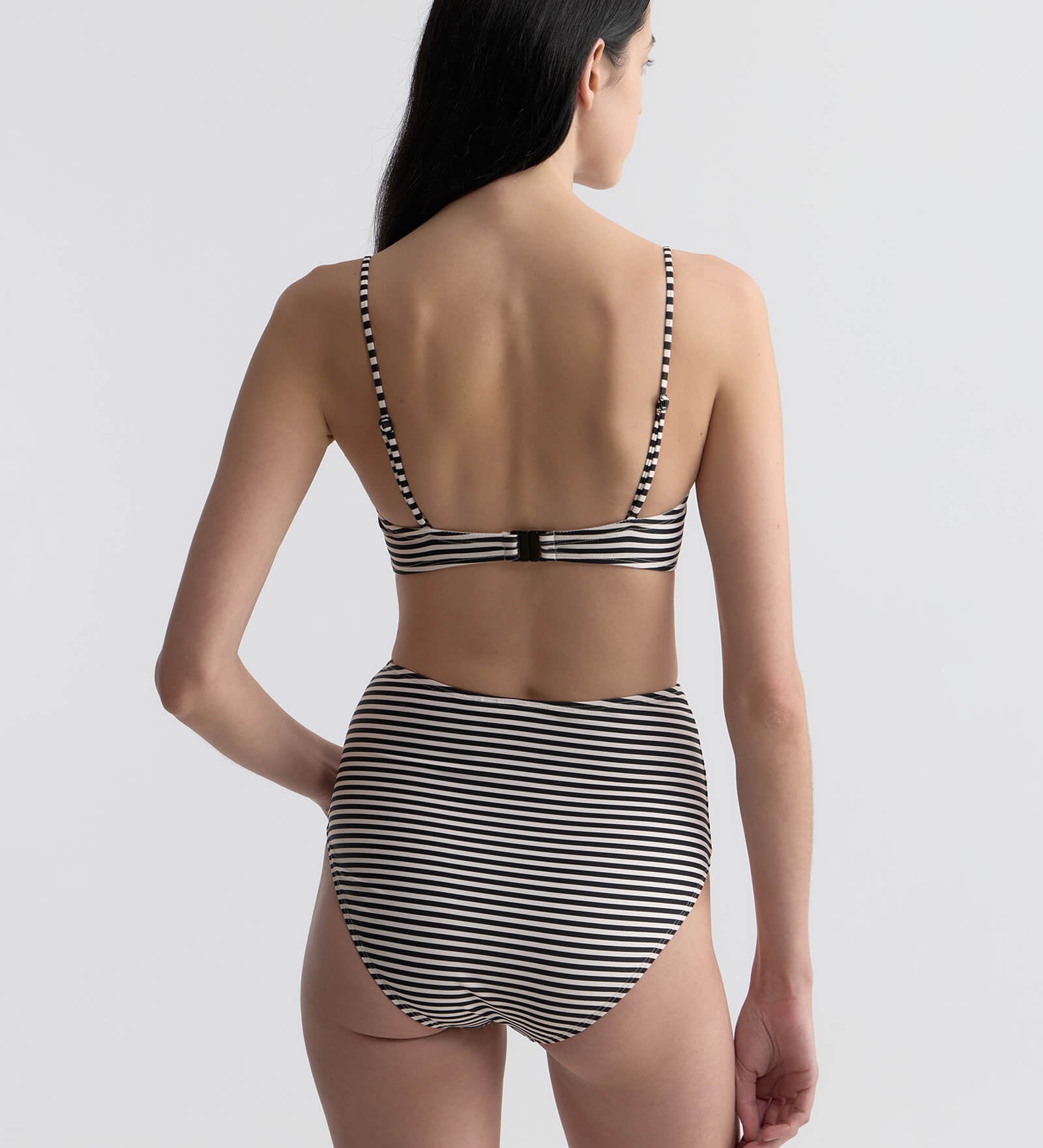 Nili Lotan - BANDEAU STRIPED BIKINI TOP